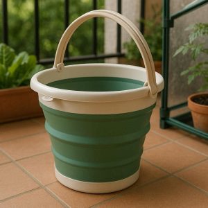 20 Collapsible Gardening Bucket Space Saving Folding Weeding Pail With Comfort Handles For Small Balcony Greenhouse Vegetable